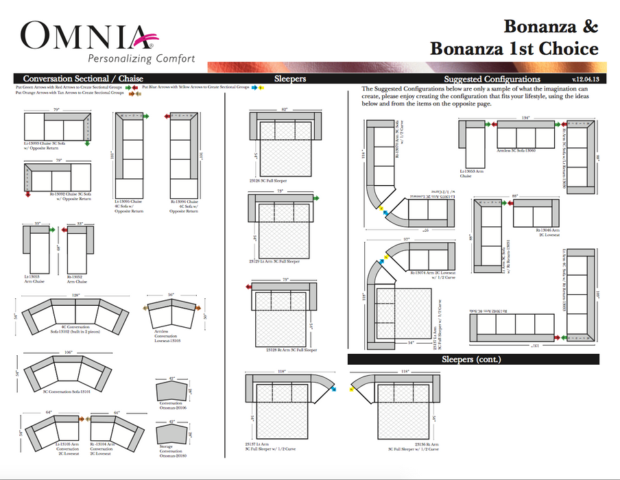 Omnia Bonanza Sectional