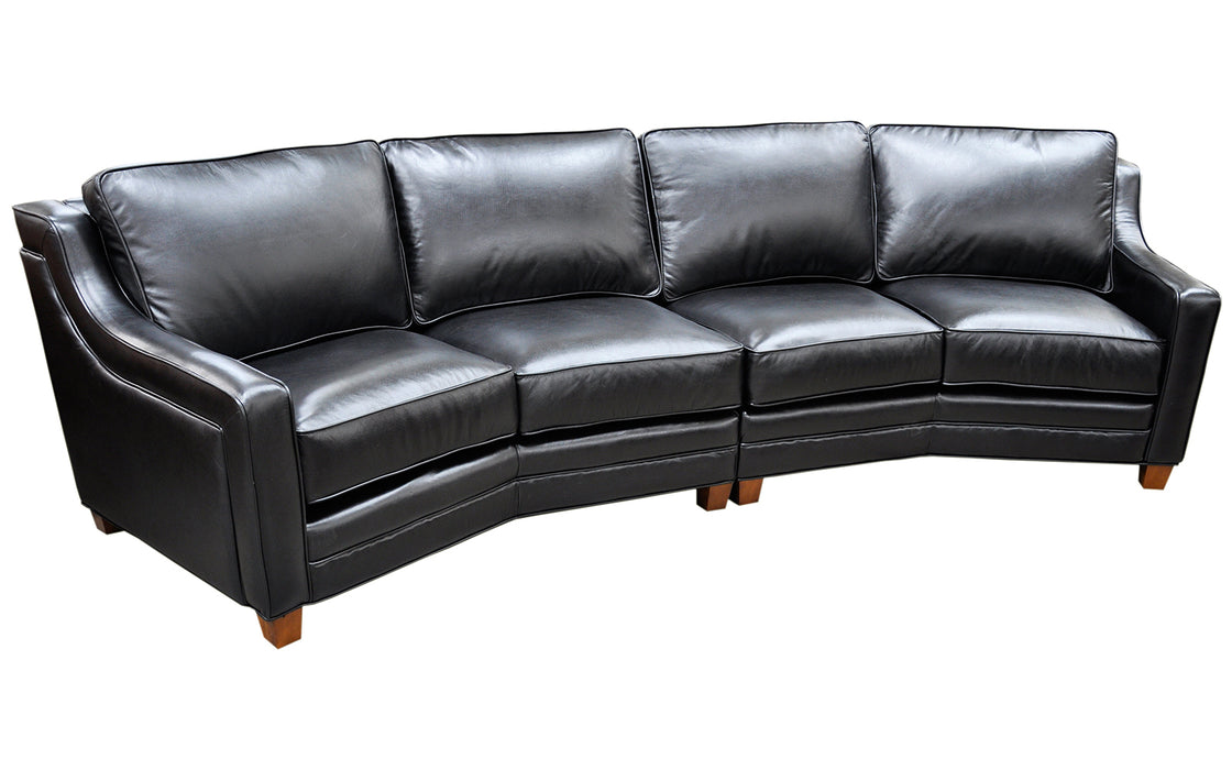 Omnia Times Square Sectional - leatherfurniture