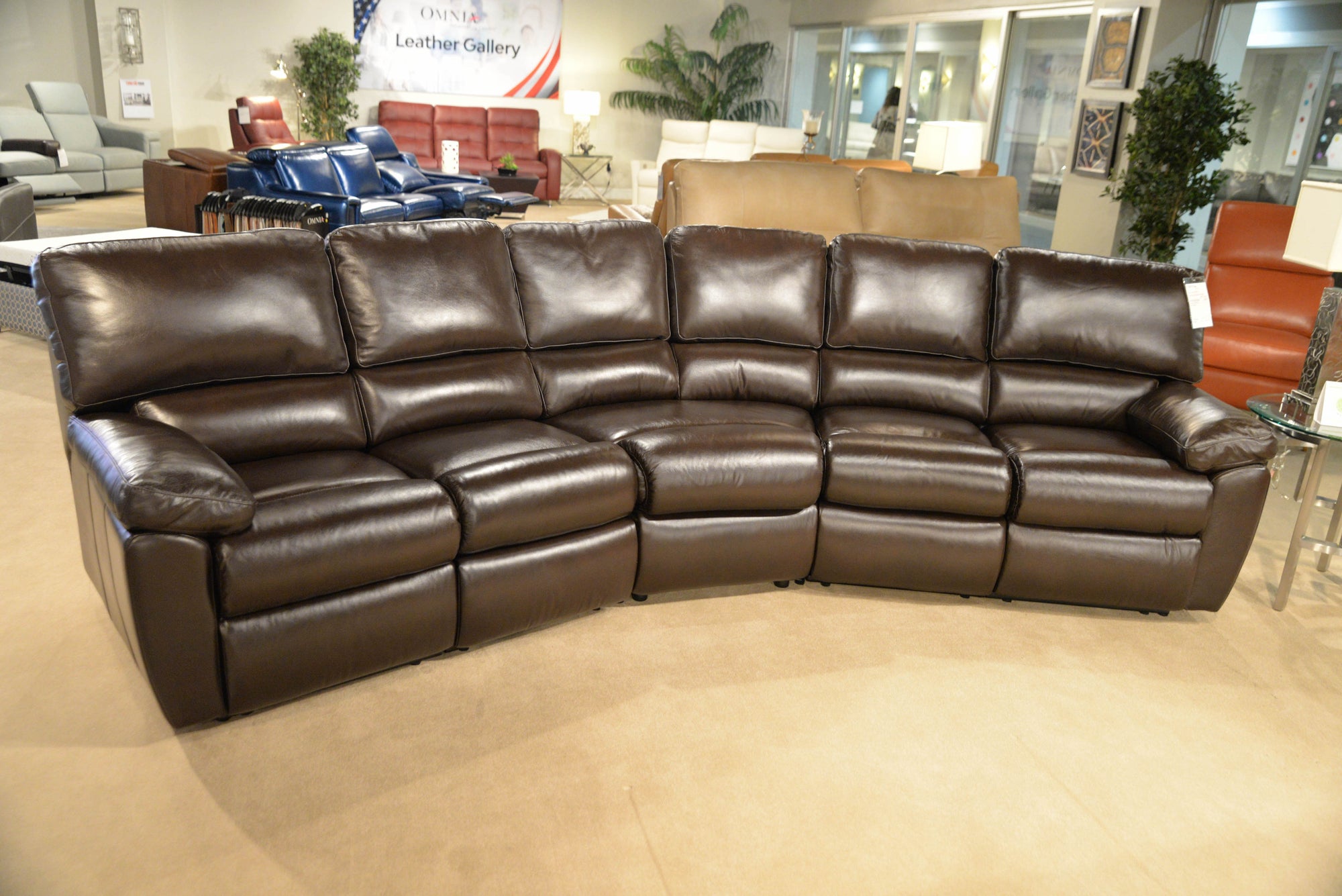 Omnia Vermont Sectional Leather Furniture