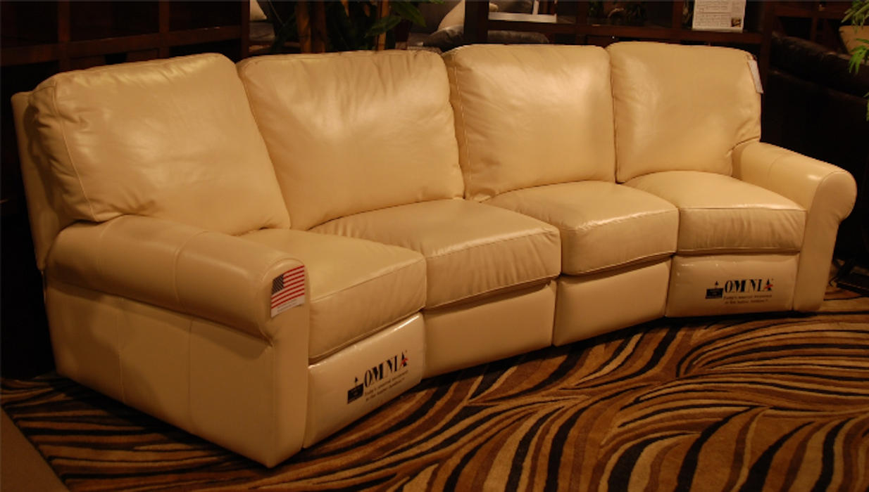 Omnia Piedmont Sectional - leatherfurniture