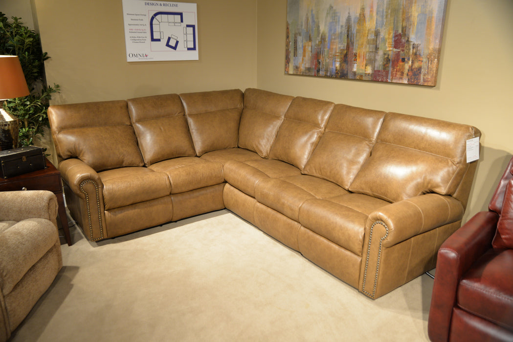 Omnia Coleman Sectional - leatherfurniture