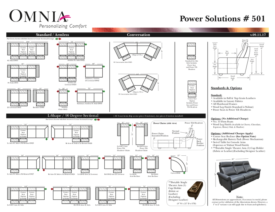Omnia Power Solutions 501 - leatherfurniture