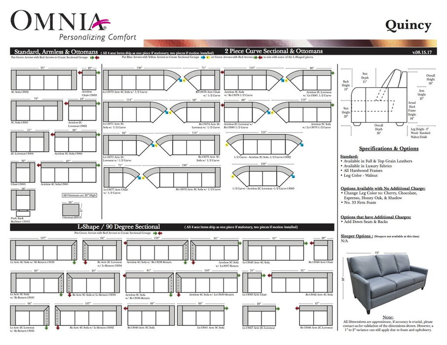 Omnia Quincy Sofa - leatherfurniture