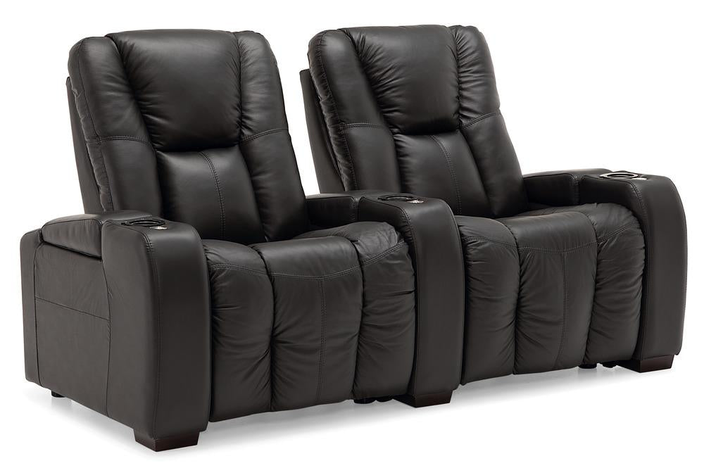 Media - Reclining Loveseat w/ Straight Console Arm front view