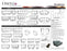 Omnia Brookhurst leather sofa and sectional configurations schematic sheet, page 1