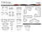Omnia Carlton leather sofa and sectional configurations schematic sheet, page 2
