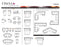 Omnia Catera leather sofa and sectional configurations schematic sheet