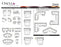 Omnia Connor leather sofa and sectional configurations schematic sheet, page 2