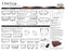Omnia Fairfax leather sofa and sectional configurations schematic sheet, page 1