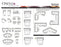 Omnia Fairmont leather sofa and sectional configurations schematic sheet, page 2