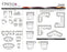 Omnia Larsen leather sofa and sectional configurations schematic sheet, page 2