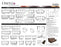 Omnia Lennox leather sofa and sectional configurations schematic sheet, page 1
