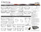 Omnia Lyndsey leather sofa and sectional configurations schematic sheet, page 1