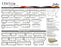 Omnia Malibu leather sofa and sectional configurations schematic sheet, page 1