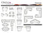 Omnia Paramount leather sofa and sectional configurations schematic sheet, page 2