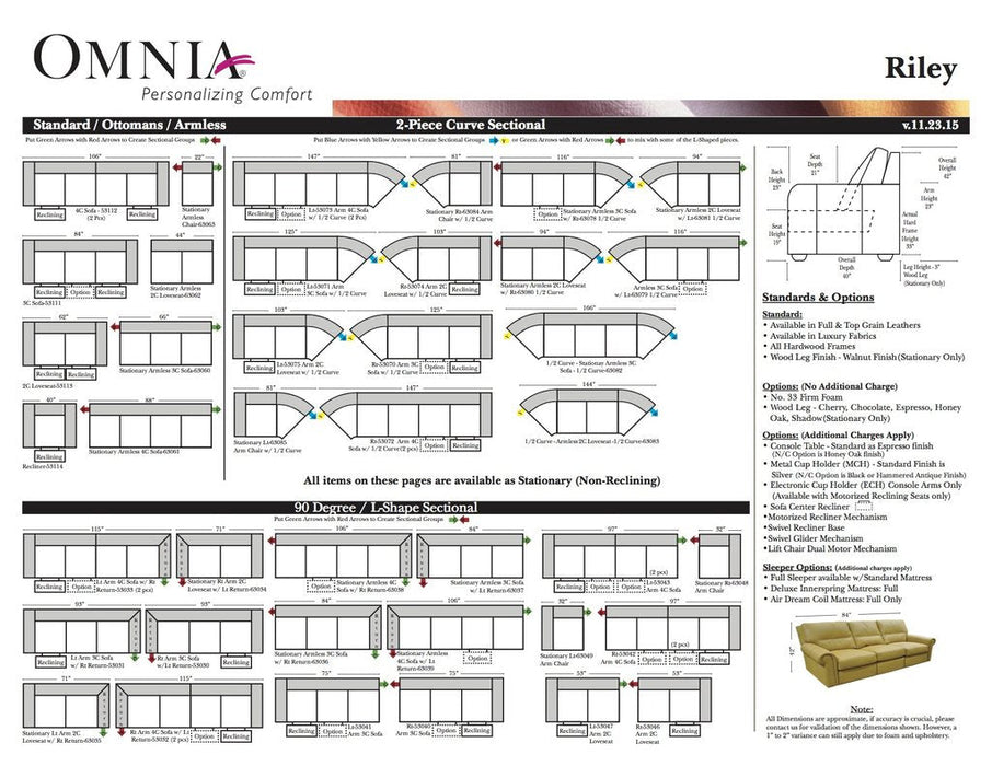 Omnia Riley Sectional - leatherfurniture