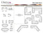 Omnia Riverside Drive leather sofa and sectional configurations schematic sheet, page 2