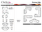 Omnia Sherman Oaks leather sofa and sectional configurations schematic sheet, page 2