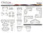 Omnia Vermont leather sofa and sectional configurations schematic sheet, page 2
