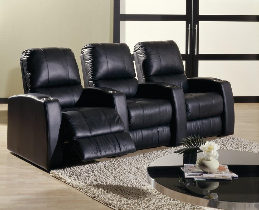 Pacifico - example living room w/ Reclining Sofa w/ 2 Straight Console Arm